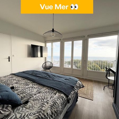 Nouveau! Appartement Vue Mer 180° Et Place Parking Brest Exteriér fotografie
