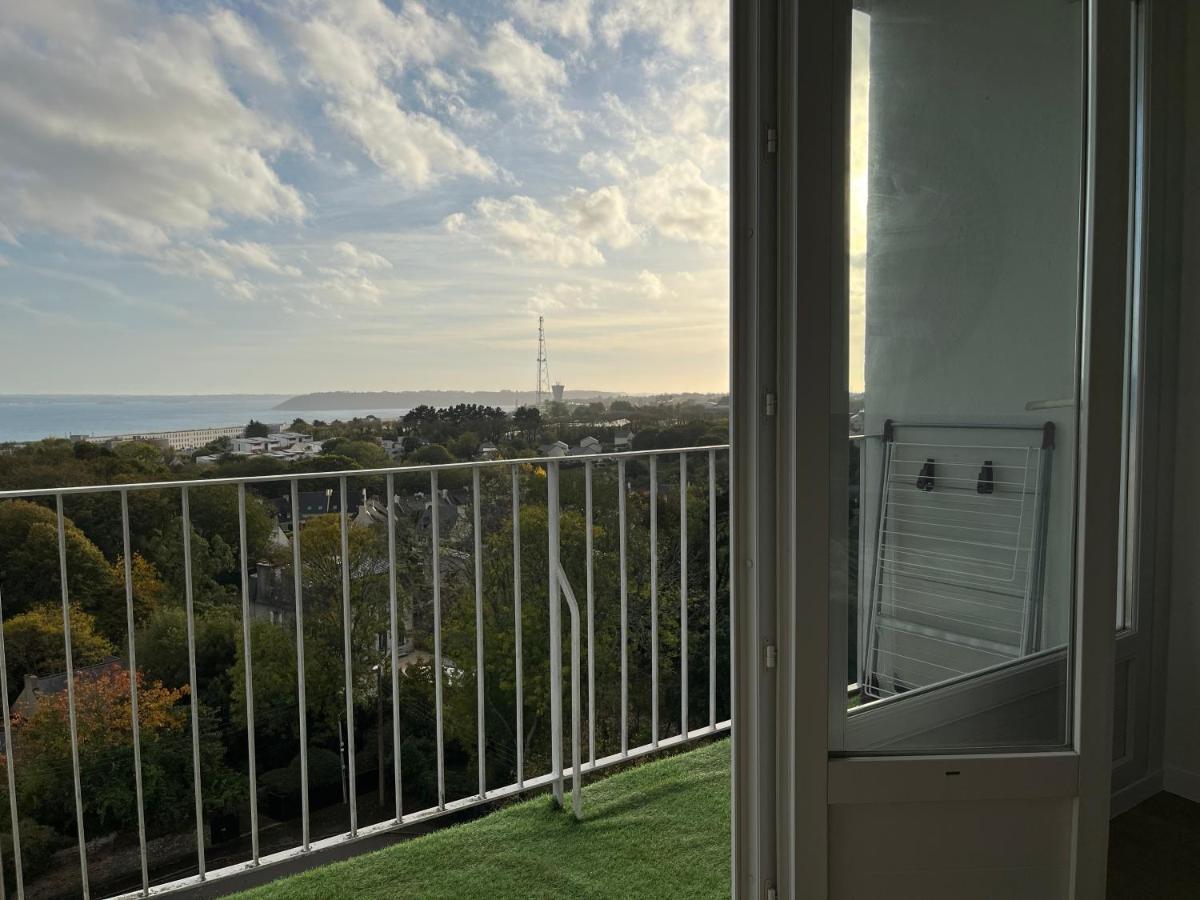 Nouveau! Appartement Vue Mer 180° Et Place Parking Brest Exteriér fotografie
