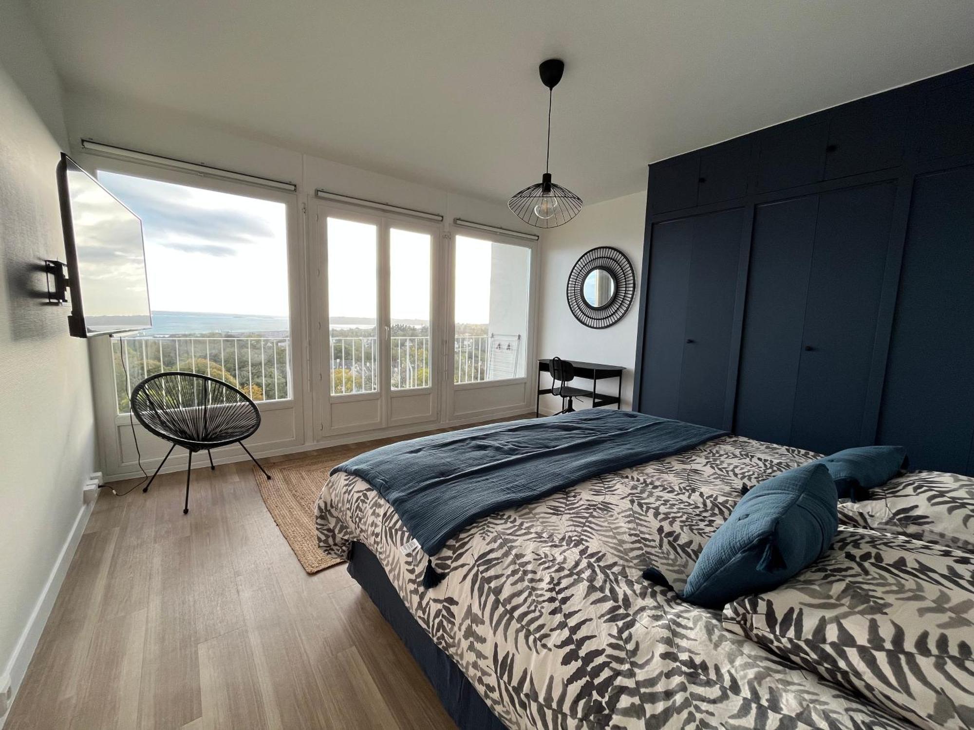 Nouveau! Appartement Vue Mer 180° Et Place Parking Brest Exteriér fotografie